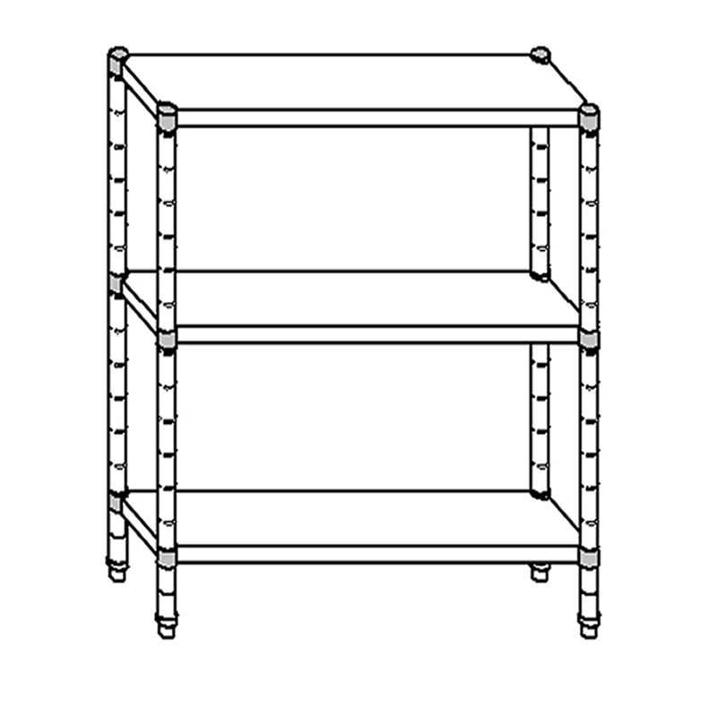 Scaffali in acciaio inox AISI 304